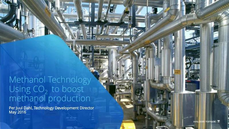 Webinar: Using CO2 to boost methanol production