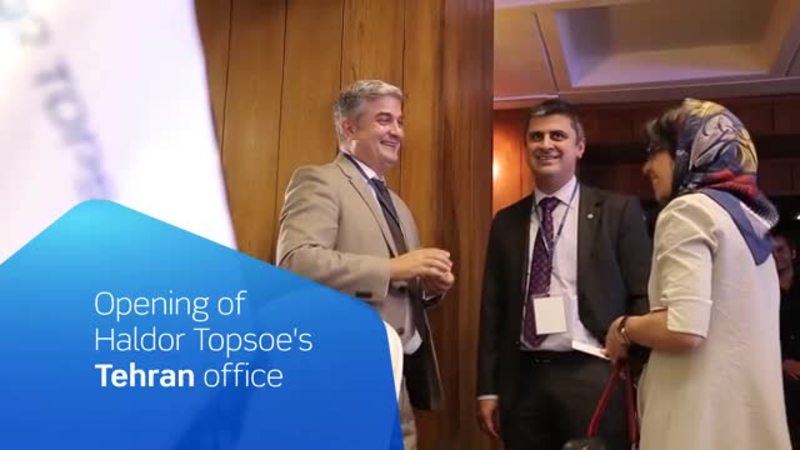 Short version: Topsoe celebrates opening of Tehran office