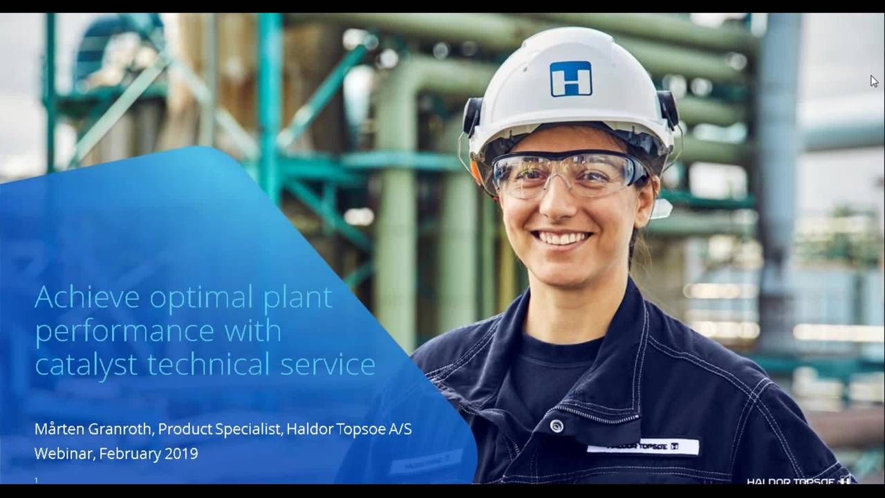 Webinar: Make the most of your sulfuric acid catalyst with VK Technical service