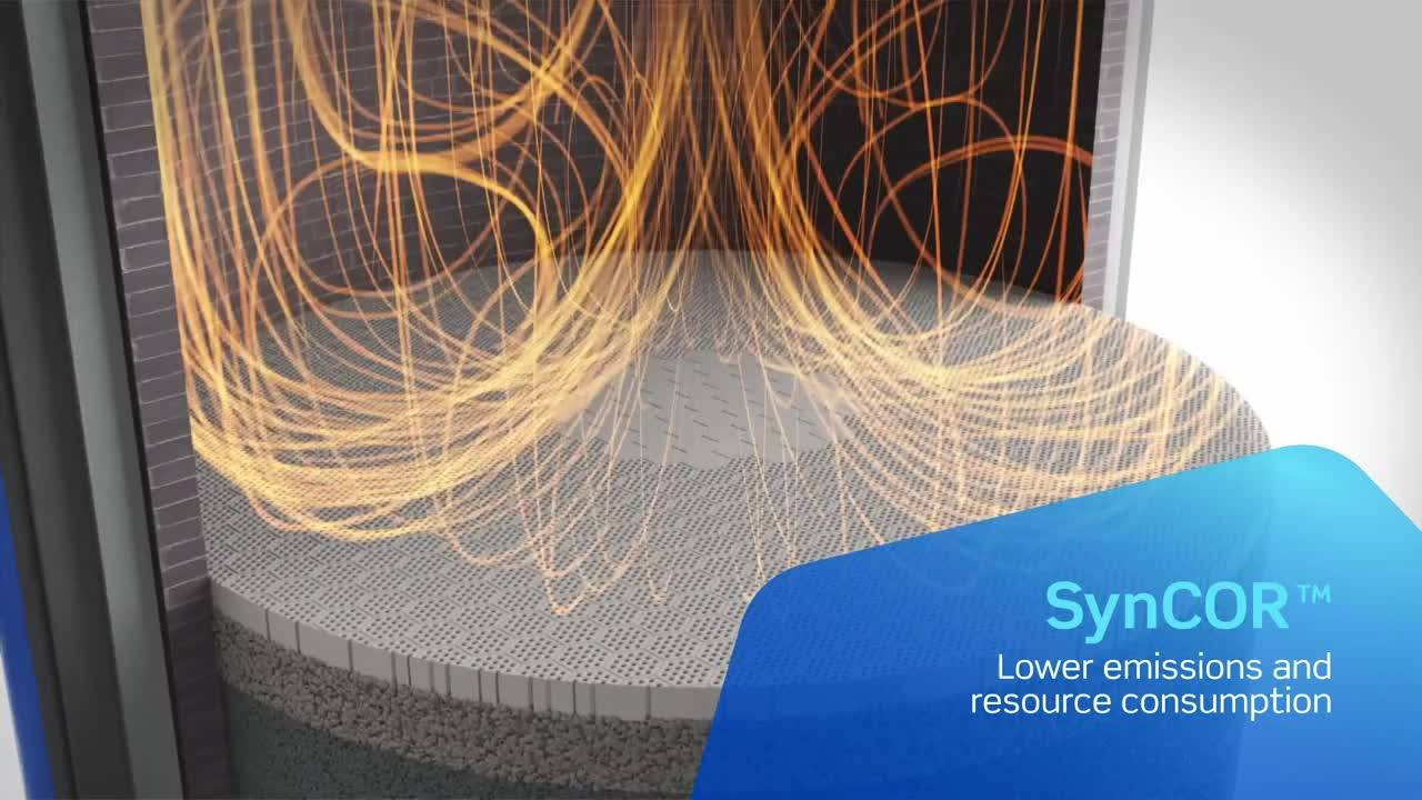 SynCOR™ | Lower emission CO2, NOx and resource consumption